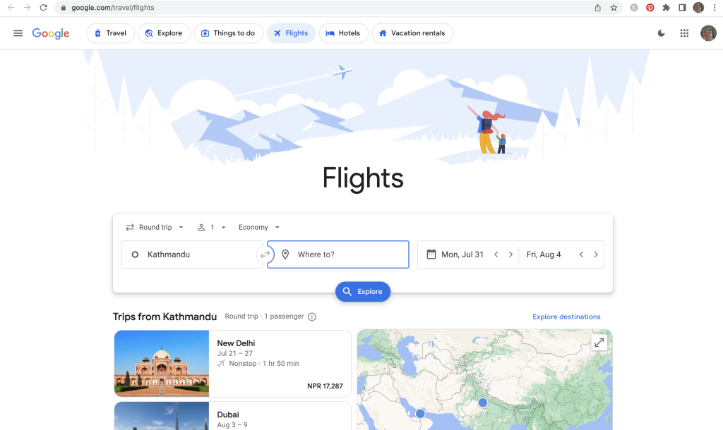online flight tickets